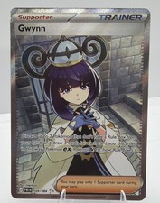 Gwynn 109/084 Me05: Pitch Black Holo ULTRA RARE Pokemon TCG MINT/NM  picture