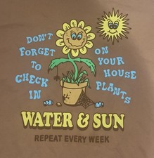 PACSUN LOS ANGLES Water and Sun Graphic T Shirt Size L -New Sealed In Plastic picture