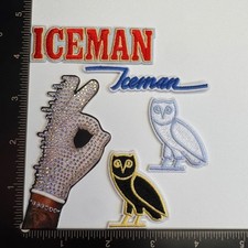 Drake ICEMAN OVO Owl Iron /Sew On Embroidered Patch picture