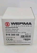 WERMA 816.300.55 Yellow Signal Beacon 24v《NIB》Priced To Sell U.S. Seller picture