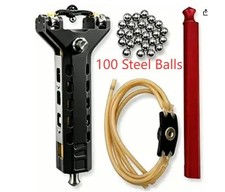 Automatic load aluminum alloy slingshot with removable magazine for outdoor use picture