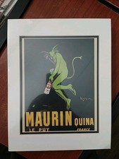 Framed Maurin Quina Le Puy France 1999 Vintage AD Reprint picture