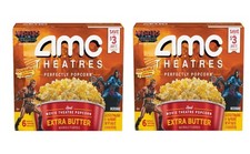 AMC Theatres Microwave Popcorn 6ct, Extra Butter Pack of 2 picture