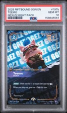 2025 RIFTBOUND: LEAGUE OF LEGENDS OGN-ORIGINS #197B TEEMO - SCOUT PSA 10 picture