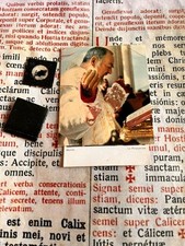 RARE RELIC Padre Pio : Convent of the Minor Capuchin Friars - Rome - 1974  picture