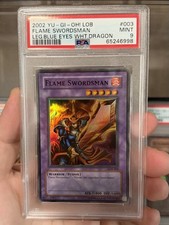 2002 Yu-Gi-Oh Legend of Blue Eyes White Dragon Flame Swordsman Holo Lob #003 picture