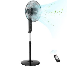 16-Inch Pedestal Fan, Standing Floor Fan with Remote Control, 3 Speeds & 3 Modes picture