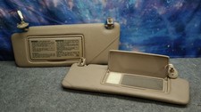1996-1997 Lexus LS400 Tan Sun Visor Set LH RH Lighted Vanity Mirrors OEM picture