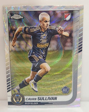 2025 Topps Chrome MLS Cavan Sullivan Wave Refractor RC USMNT SILVER Philly Union picture