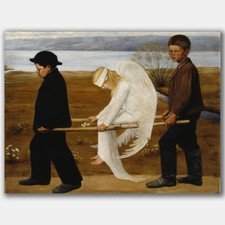 Hugo Simberg The Wounded Angel Nordic Symbolist Fine Art Giclee Print Wall Decor picture