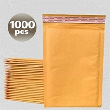 Yens® 1000 #0000 Kraft Bubble Padded Envelopes Mailers 4 X 6 #0000minus picture