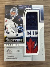 2024-25 SP Game Used Supreme Patches Connor Hellebuyck  /15 #SP-CH picture