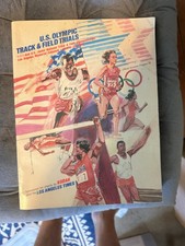 1984 U.S. Olympic Track & Field Trials Official Souvenir Program Vintage picture