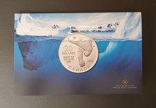 CANADA 2012 POLAR BEAR $20 PURE SILVER COIN 0.9999 1/4 OZ SPECIMEN FIN. UNC COA picture