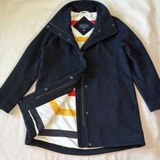 Pendleton Hudson Bay Wool Coat Sz M Charcoal Gray Glacier National Park  NWOT picture