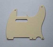 Vintage 5 Hole Guitar Pickguard Aged Cream fits for Telecaster/Tele Guitar picture