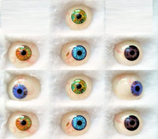 Hazel Artificial Eyes Natural & Realistic Prosthetic Eyes Mix Color Set Of 10PC picture