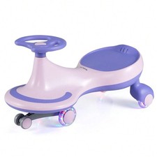 New Swing Car Kids Wiggle Car Ride On Toy Pink picture