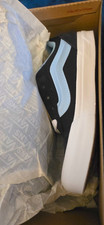VANS Off The Wall Old Skool Low Top Black/White/Blue Waffle Sneakers Men's 5 picture