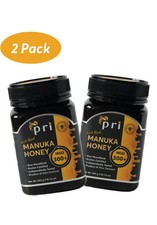 P.R.I New Zealand Raw Manuka Honey MGO 300+ Net Wt: 500 g 1 lb 1.6 oz (2 PACK) picture