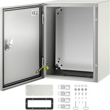 VEVOR NEMA 4X Steel Electrical Enclosure Box 16x12x8 IP66 picture