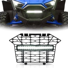 Front Mesh Grill with LED Light Bar for Polaris RZR PRO XP 2020-2024 picture