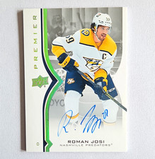 2023-24 Upper Deck Premier - 2020-21 Base Update Roman Josi #42 Silver Spec Auto picture