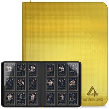 9 Pocket Toploader Binder Holds 288 Cards Zipper Trading Card Album picture