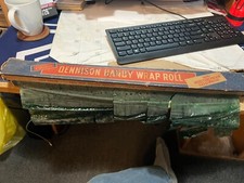 DUPONT CELLOPHANE--DENNISON HANDY WRAP ROLL--3154 DARK GREEN picture