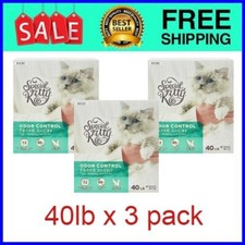 3 Pack Special Kitty Odor Control Tight Clumping Cat Litter, Fresh Scent, 40 lb picture