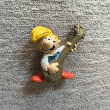 The Smurfs PEEWIT & JOHAN 1978 Vintage PVC Schleich Figure Set HTF RARE picture