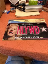 Vintage Marilyn Monroe Collectibles Lot License Plate Mugs Art Card picture