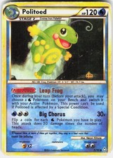 Politoed 7/95 Holo Rare HGSS Unleashed Pokemon Damaged picture
