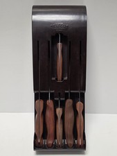 Vintage Cutco 6 Piece Knife Set w/ Wall-Mount Holder 20,21,22,23, 26 And 28 Read picture