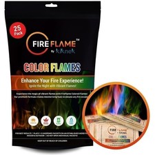 FireFlame Fire Color Changing Packets - Magic Color Fire Flames - 25 Pack picture