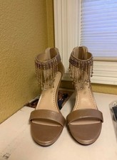 adrienne vittadini gold Dangling Heels  picture