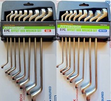 8 Pc Metric and 8 Pc SAE Offset  Box End Wrench Set picture