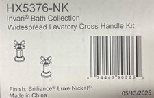 Brizo HX5376-NK Widespread Faucet Cross Handle Kit,Luxe Nickel *NEW* picture