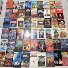 Lot of 57 Vintage Sci-Fi Science Fiction PB Paperback Books Isaac Asimov 70s 80s picture