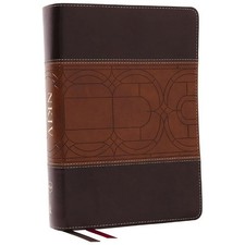 NKJV Study Bible, Leathersoft, Brown, Full-Color, Comfort Print picture