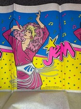 Vintage Jem and the Holograms Paper Tablecover NOS 1986 Unused Saturday Cartoons picture