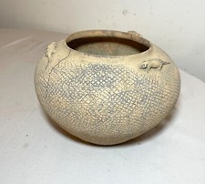 Antique Chinese Warring States Period grey pottery Rat vase vessel 480-221 BC picture