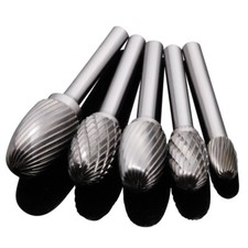 6-16mm Tungsten Carbide Bit Burr Shank Single/Double Cut Rotary Files Wood Metal picture