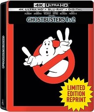 New Steelbook Ghostbusters Movie 2 Pack: I & II (UHD + Blu-ray + Digital) picture