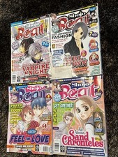 LOT OF 4 SHOJO BEAT MAGAZINES~Viz Media~Manga From the Heart 2008-2009 Rated T+ picture