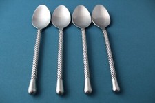 Pier 1 PII17 Teaspoons (Set of 4) 18/8 Stainless Twist China 7 1/4