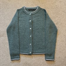 Vintage Irelands Eye Cardigan Sweater Womens Cashmere Wool Button Ireland Jumper picture