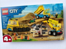 LEGO City Construction Truck and Demolition Crane New 60391 Box Is Bent READ picture