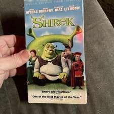 Shrek (VHS, 2001, Rental) picture