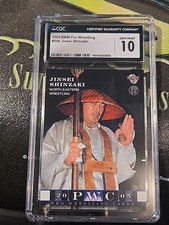 2005 BBM Pro Wrestling #56 Jinsei Shinzaki CGC 10 Gem Mint  Michinoku Pro WWE  picture